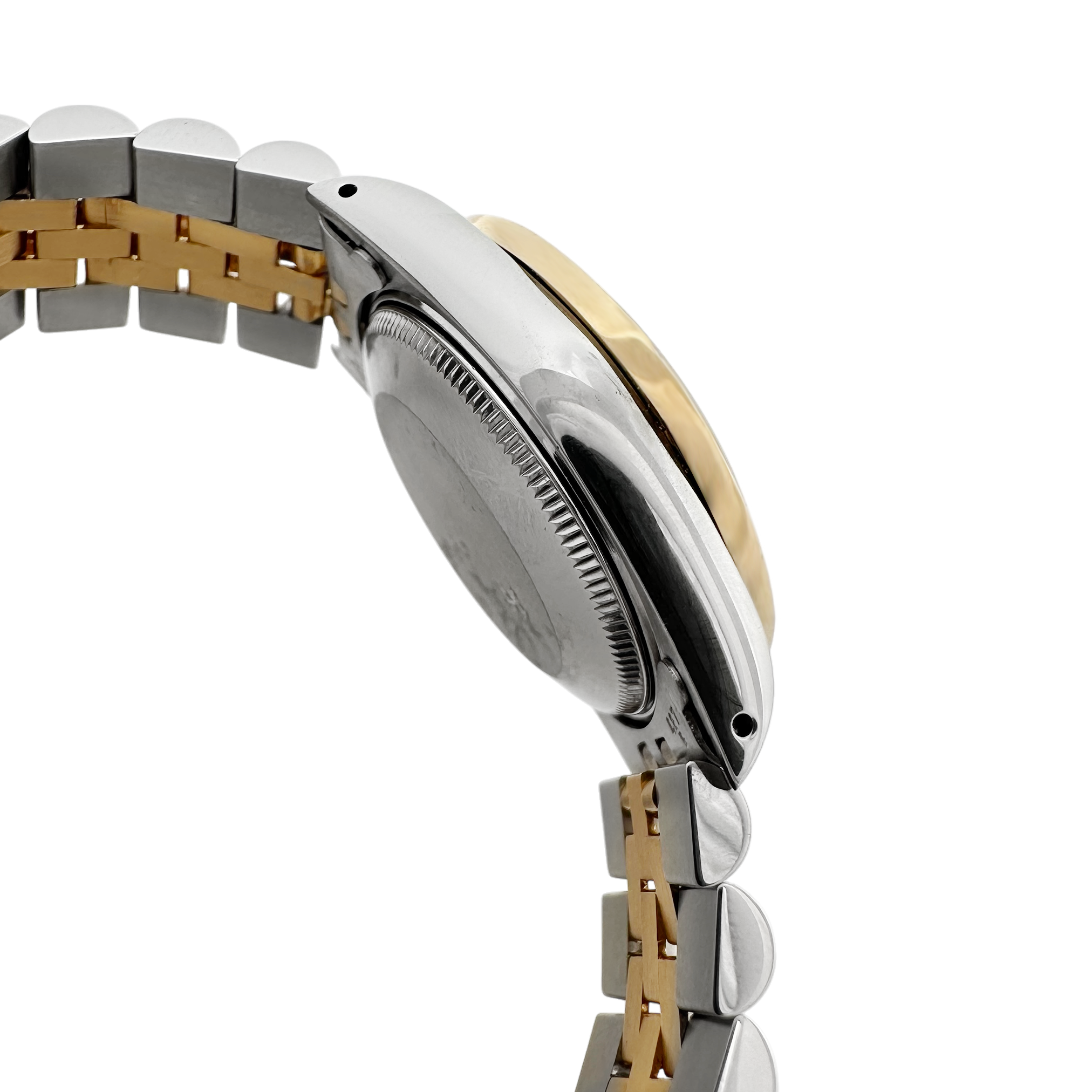 Pre-Owned 1991 Rolex Datejust Two Tone Diamond Bezel & Champagne Diamond Dial On Jubilee Bracelet Model 68273g