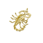 10K Yellow Gold Scorpion Pendant 3.3Dwt
