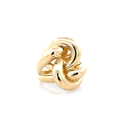 14K Yellow Gold Ladies Fashion Ring Size 7