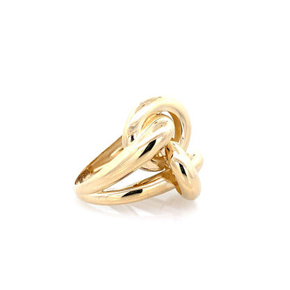 14K Yellow Gold Ladies Fashion Ring Size 7