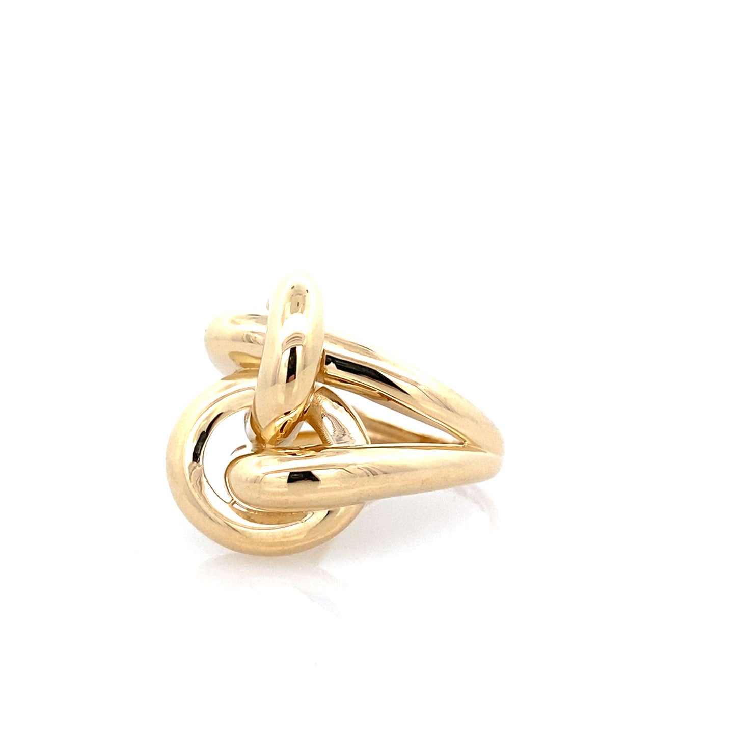 14K Yellow Gold Ladies Fashion Ring Size 7