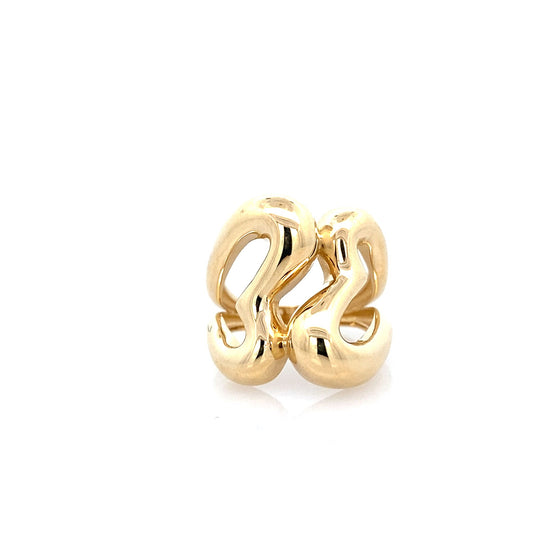 14K Yellow Gold Ladies Fashion Ring Size 7.5