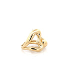 14K Yellow Gold Ladies Fashion Ring Size 7.5