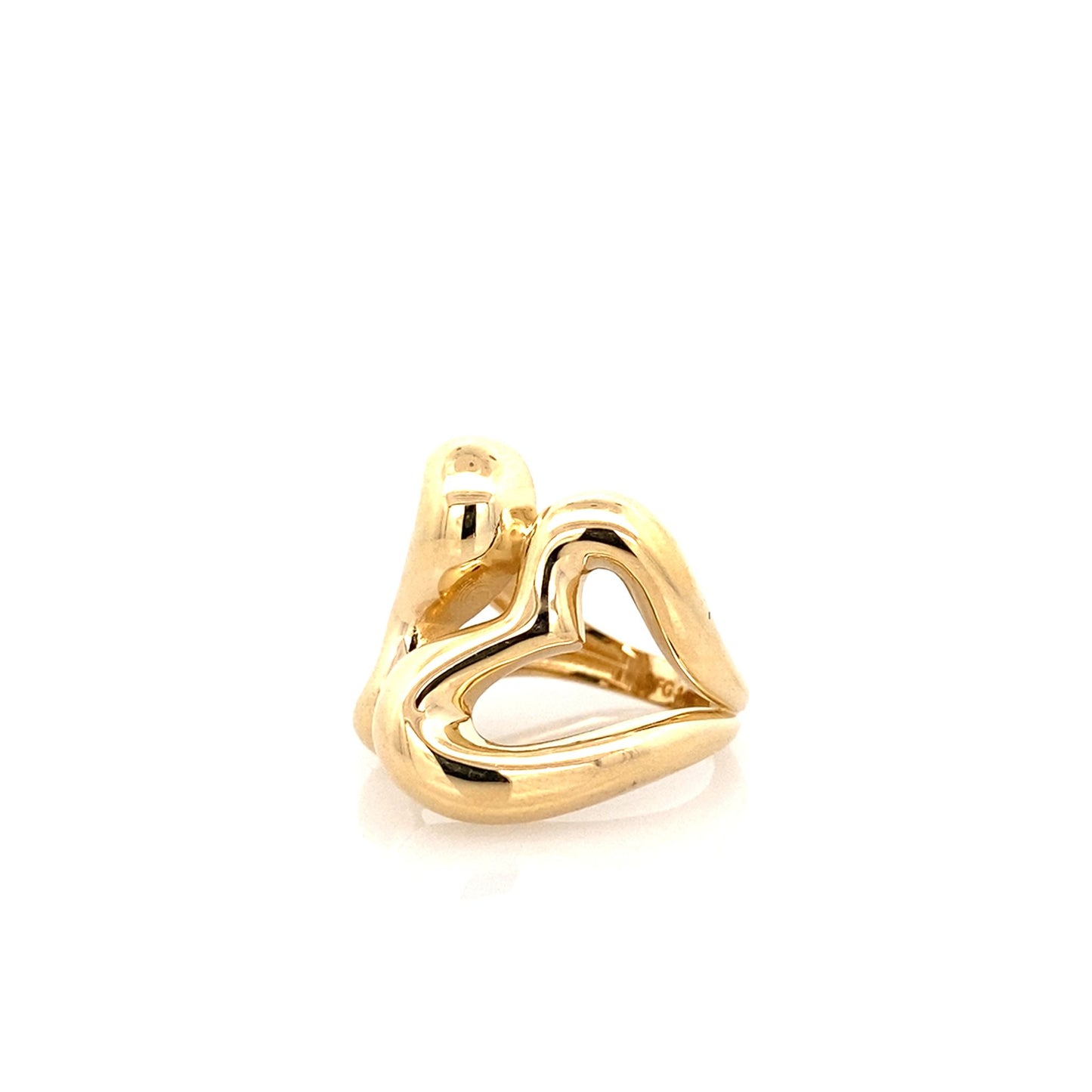 14K Yellow Gold Ladies Fashion Ring Size 7.5