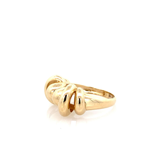 14K Yellow Gold Ladies Fashion Ring Size 6.5