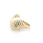 10K Yellow Gold Ladies Fashion Ring Size 7