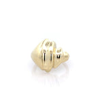 10K Yellow Gold Ladies Fashion Ring Size 8