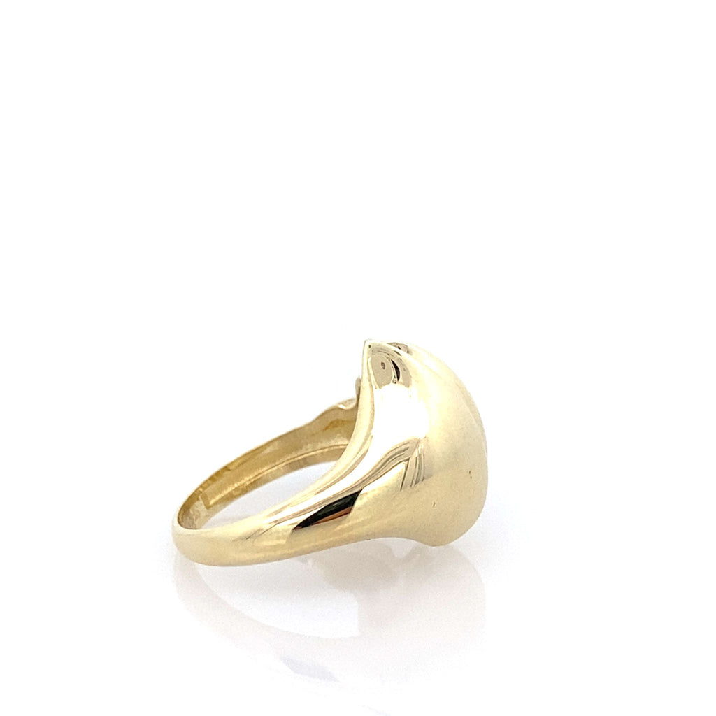 10K Yellow Gold Ladies Fashion Ring Size 8