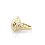 10K Yellow Gold Ladies Fashion Ring Size 8