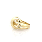10K Yellow Gold Ladies Fashion Ring Size 7