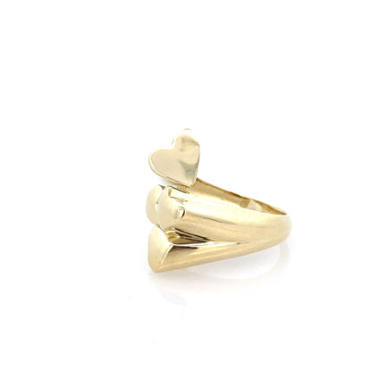 10K Yellow Gold Ladies Fashion Ring Size 6