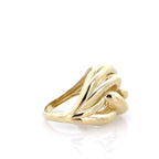10K Yellow Gold Ladies Fashion Ring Size 7