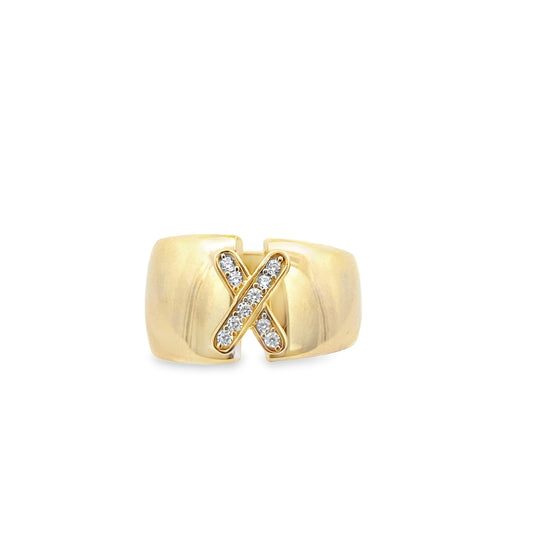 10K Yellow Gold Lds Fashion Ring Size 7.5 2.5Dwt