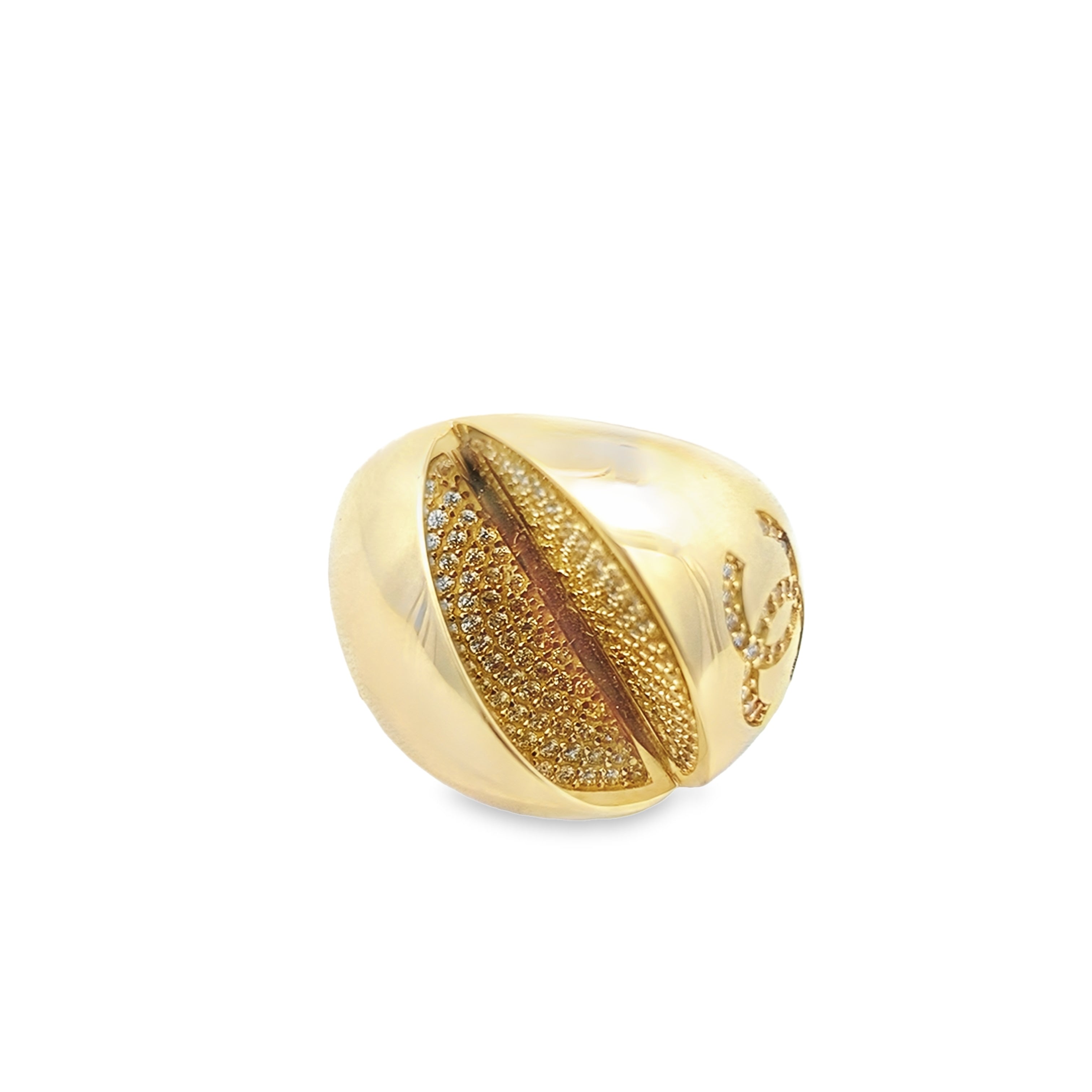 10K Yellow Gold Lds Fashion Ring Size 9 4.4Dwt