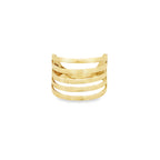 14K Yellow Gold Lds Fashion Ring Size 7.5 2.2Dwt