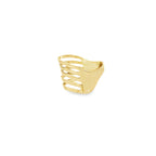 14K Yellow Gold Lds Fashion Ring Size 7.5 2.2Dwt