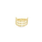 14K Yellow Gold Lds Fashion Ring Size 8 1.8Dwt