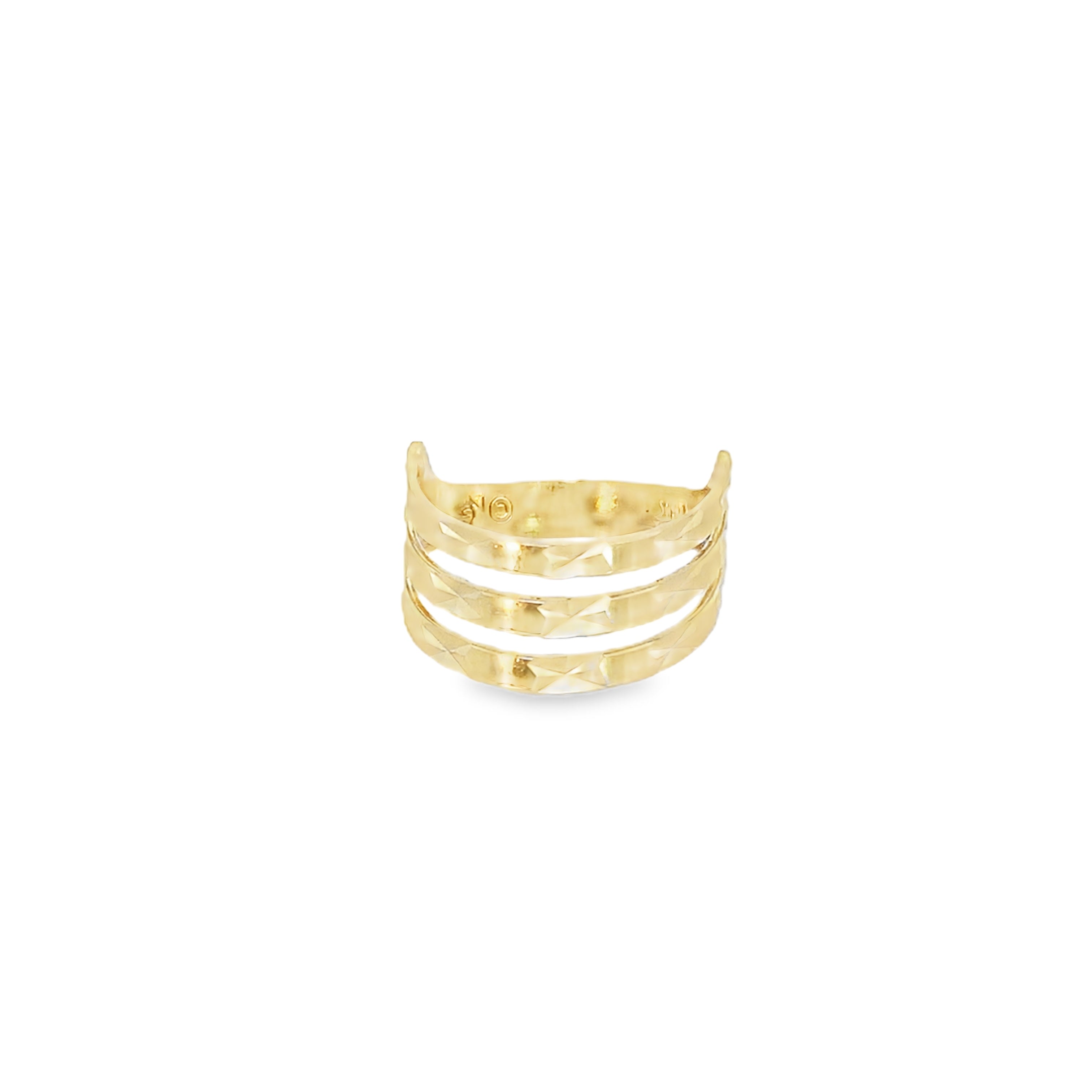 14K Yellow Gold Lds Fashion Ring Size 8 1.8Dwt