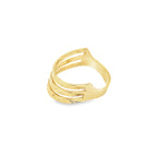 14K Yellow Gold Lds Fashion Ring Size 8 1.8Dwt