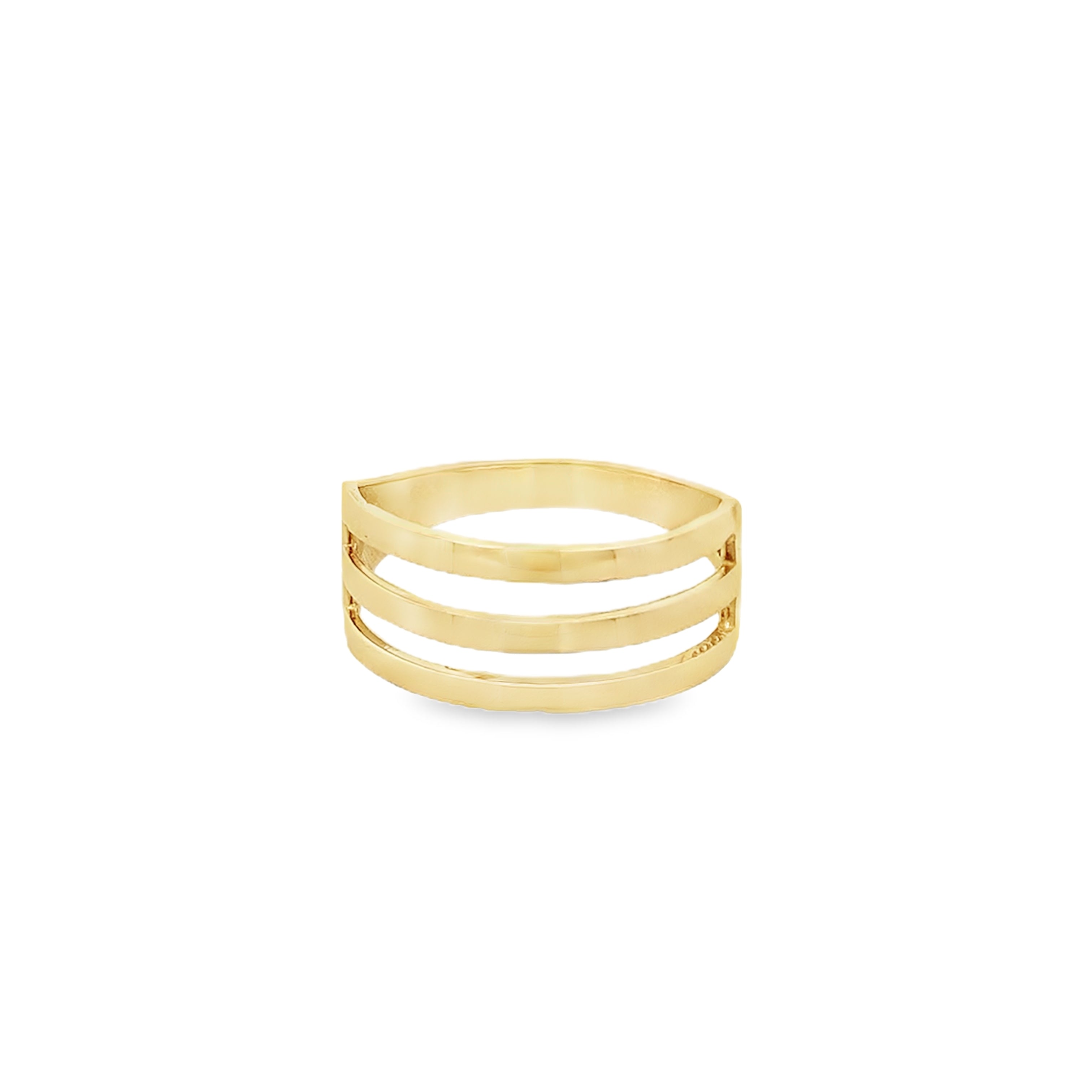 14K Yellow Gold Lds Fashion Ring Size 7.5 1.6Dwt