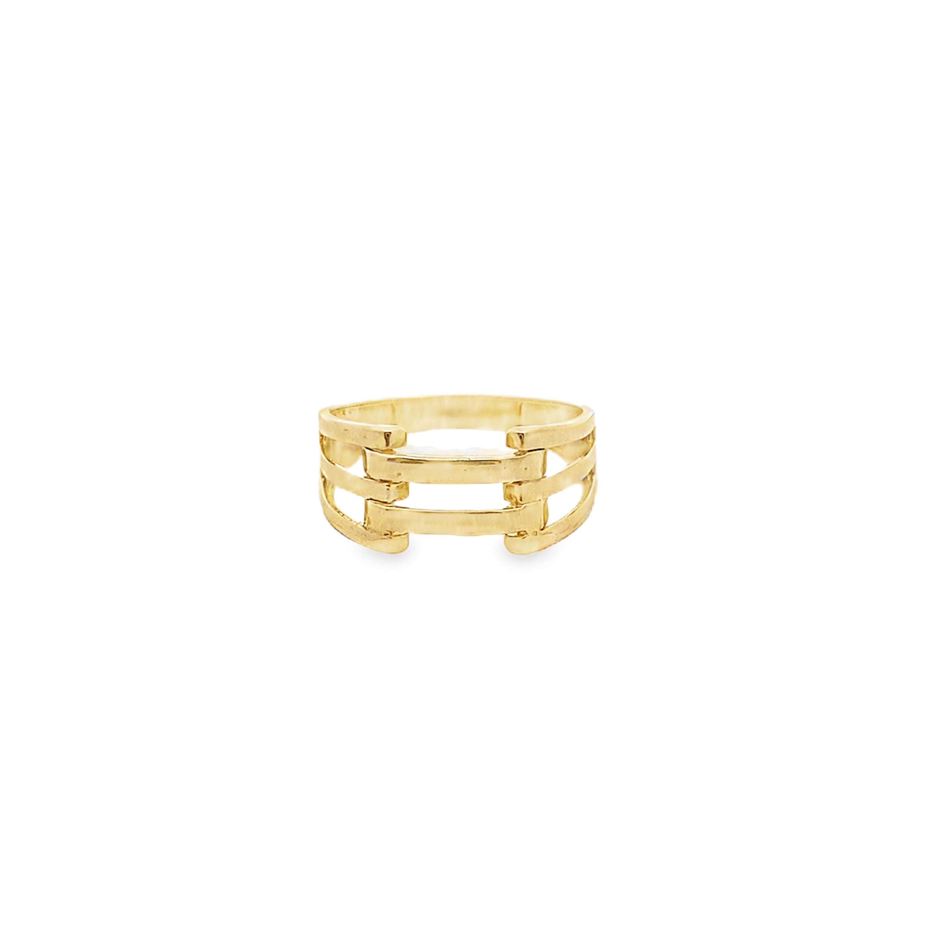 14K Yellow Gold Lds Fashion Ring Size 7 1.5Dwt