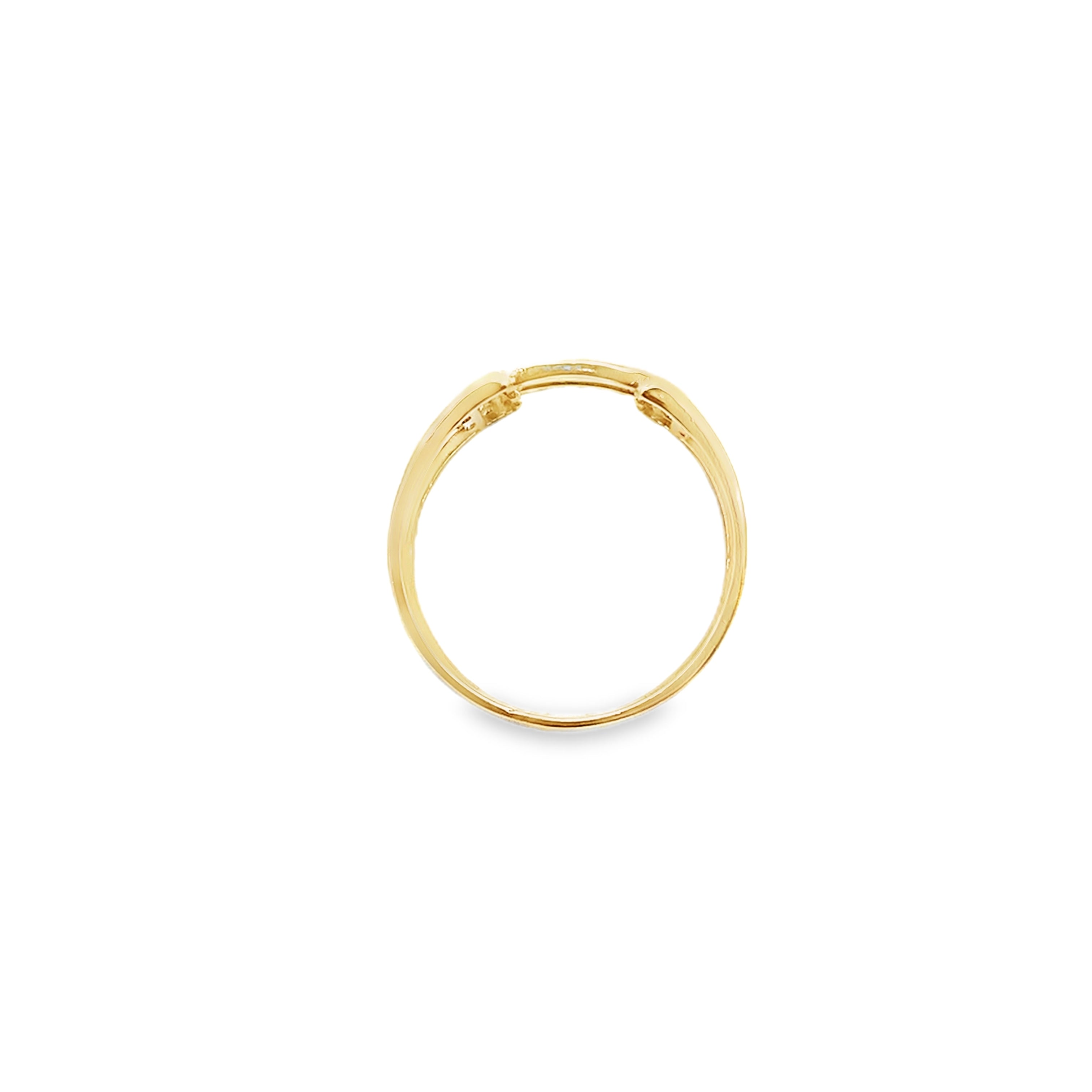 14K Yellow Gold Lds Fashion Ring Size 7 1.5Dwt