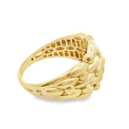 14K Yellow Gold Fashion Ring Size 11 3.2Dwt