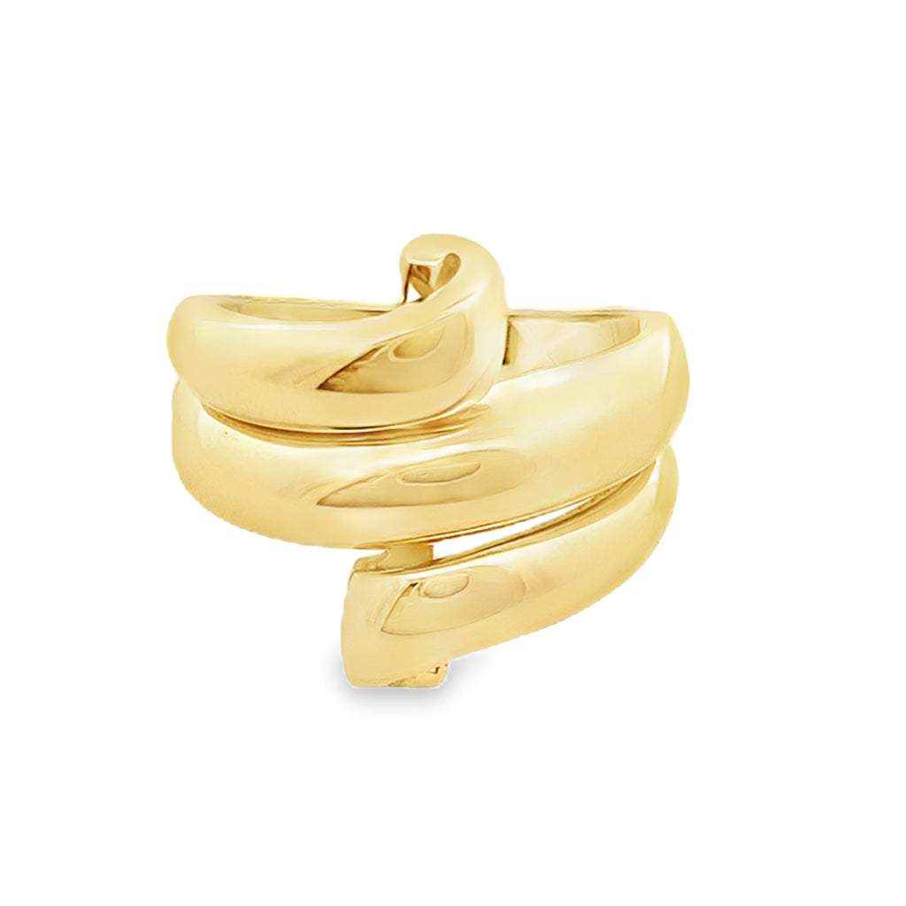 14K Yellow Gold Fashion Ring Size 7 2.9Dwt