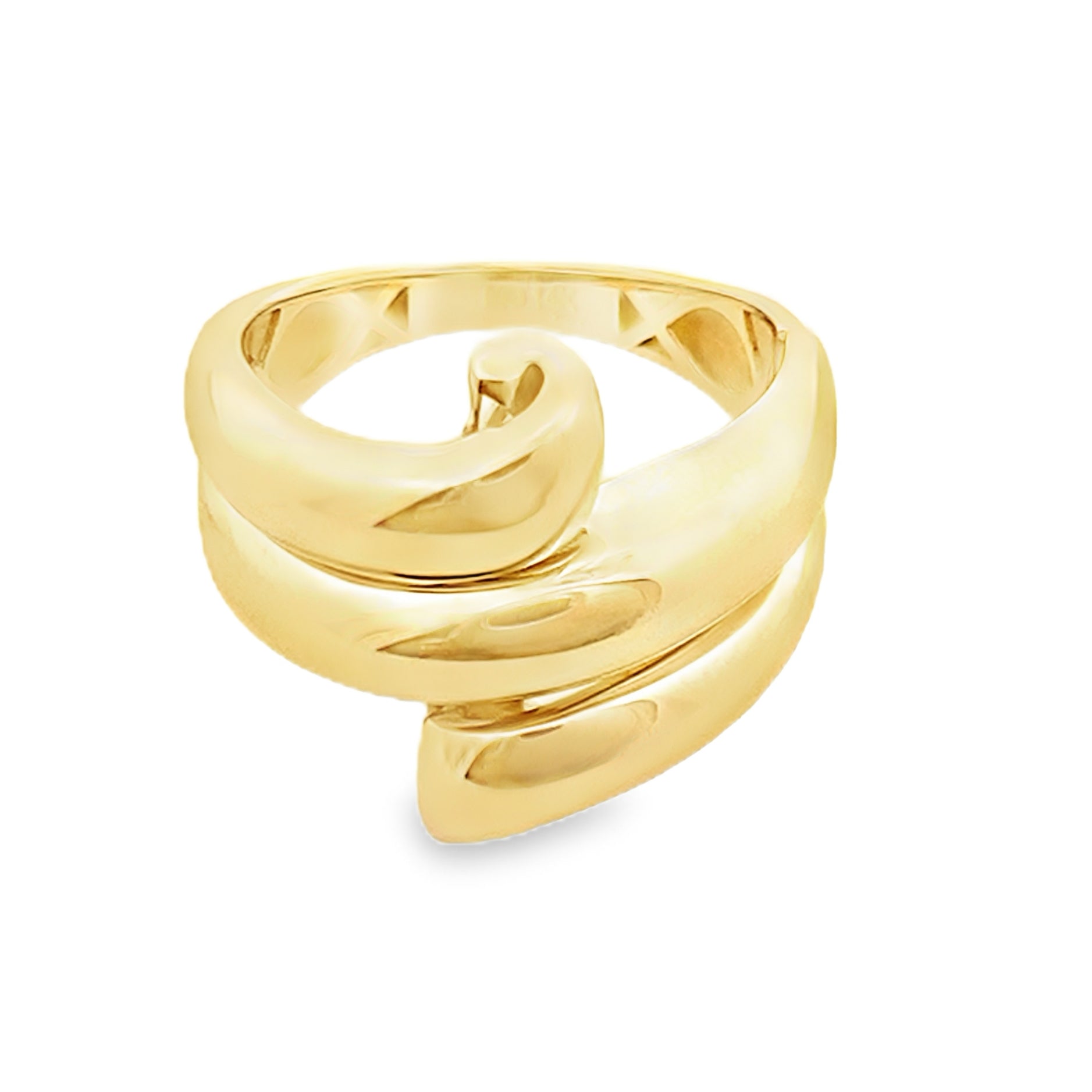 14K Yellow Gold Fashion Ring Size 7 2.9Dwt