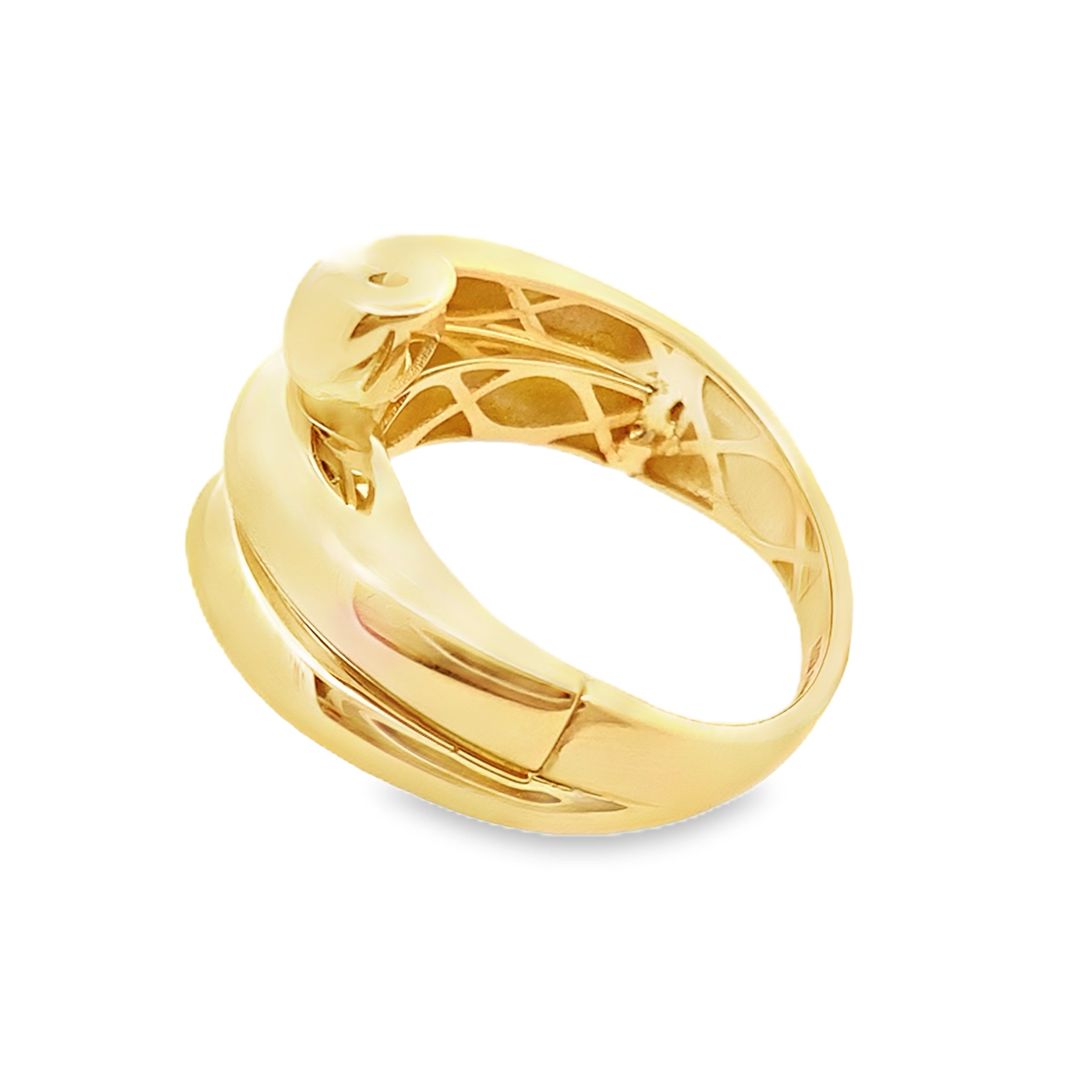 14K Yellow Gold Fashion Ring Size 7 2.9Dwt