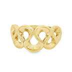 14K Yellow Gold Fashion Ring Size 12 2.7Dwt
