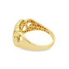 14K Yellow Gold Fashion Ring Size 12 2.7Dwt