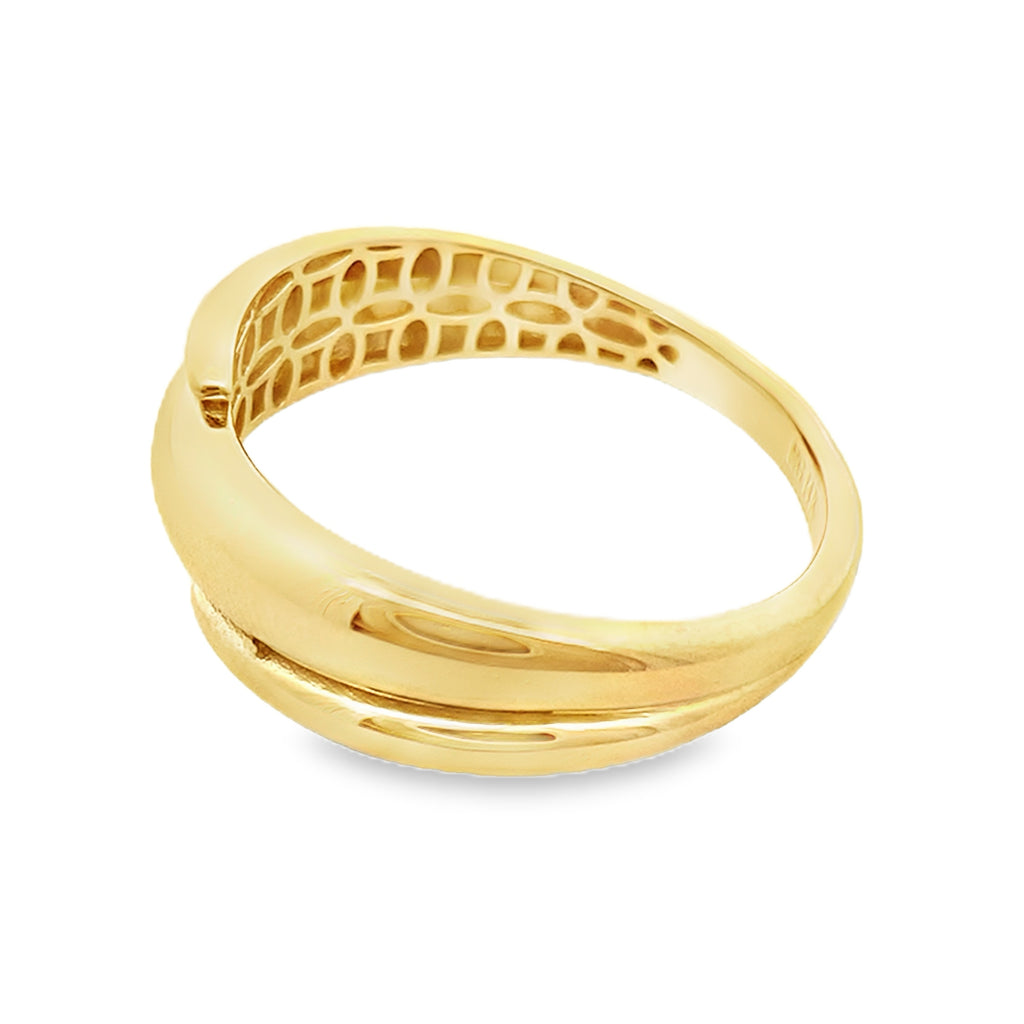 14K Yellow Gold Fashion Ring Size 11 2.2Dwt