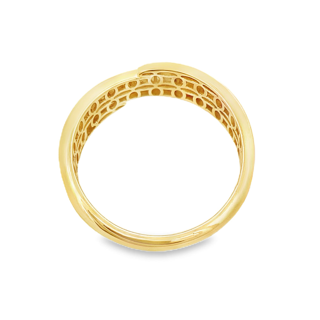 14K Yellow Gold Fashion Ring Size 11 2.2Dwt