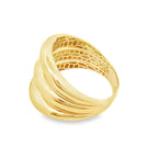 14K Yellow Gold Fashion Ring Size 11 3.8Dwt