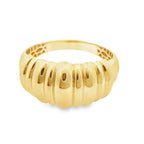 14K Yellow Gold Fashion Ring Size 11 2.4Dwt