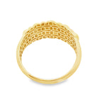 14K Yellow Gold Fashion Ring Size 11 2.4Dwt