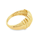 14K Yellow Gold Fashion Ring Size 11 2.4Dwt