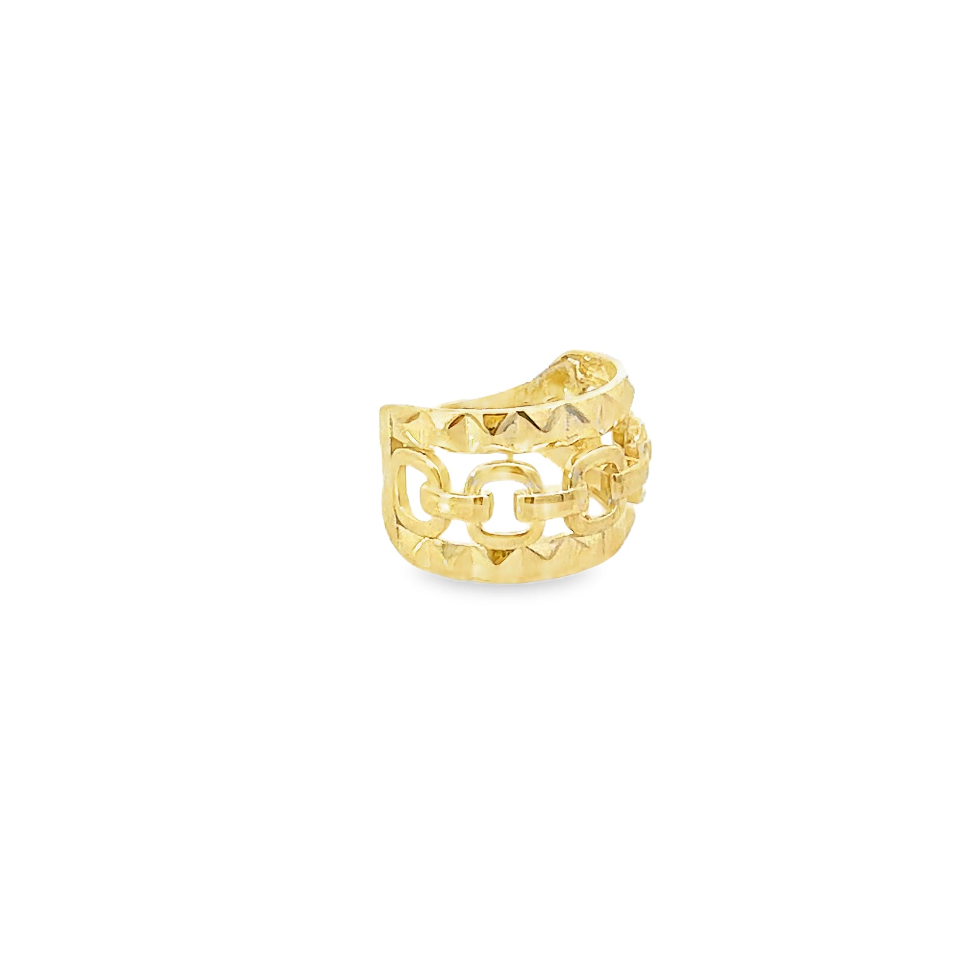 10K Yellow Gold Fashion Ring Size 6.5 1.8Dwt