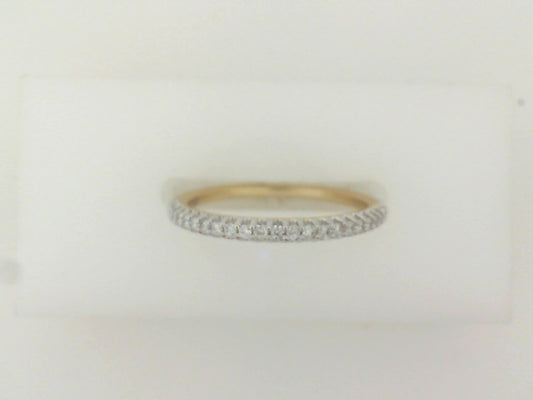1/8Ctw 14K Yellow Gold Diamond Wedding Band Size 7 1.2Dwt