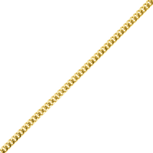 14K Yellow Gold Triple Clasp Cuban Link 9Mm 26In 106.9Dwt