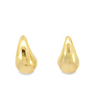 14K  Yellow Gold Small Tear Drop Style Earrings 1.5Dwt