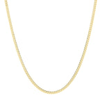 10K Yellow Gold Triple Clasp Cuban Link Chain 4Mm 22In 17.0Dwt