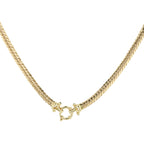 14K Yellow Gold Herringbone Style Necklace 18In 11.8Dwt
