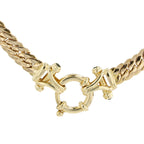 14K Yellow Gold Herringbone Style Necklace 18In 11.8Dwt