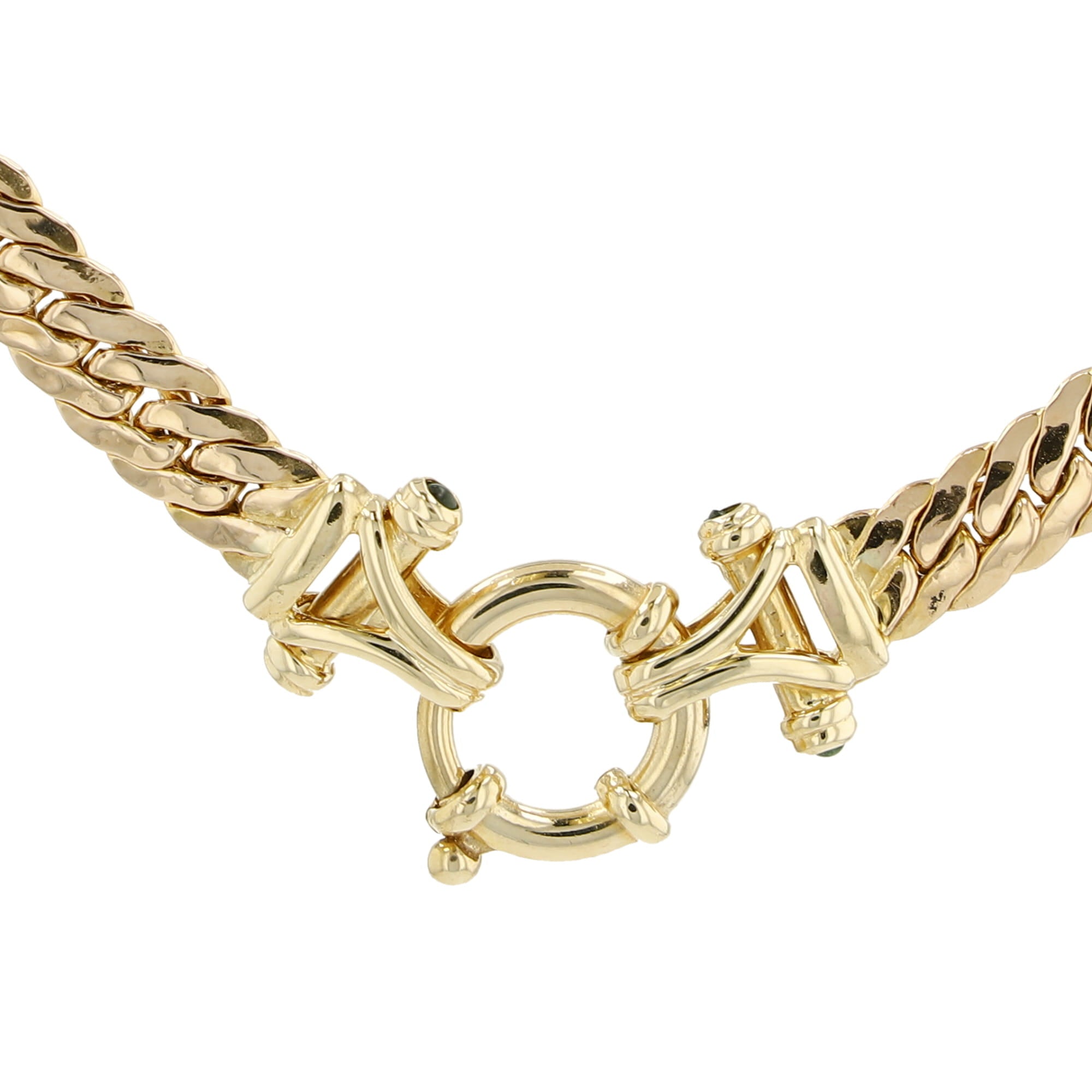 14K Yellow Gold Herringbone Style Necklace 18In 11.8Dwt