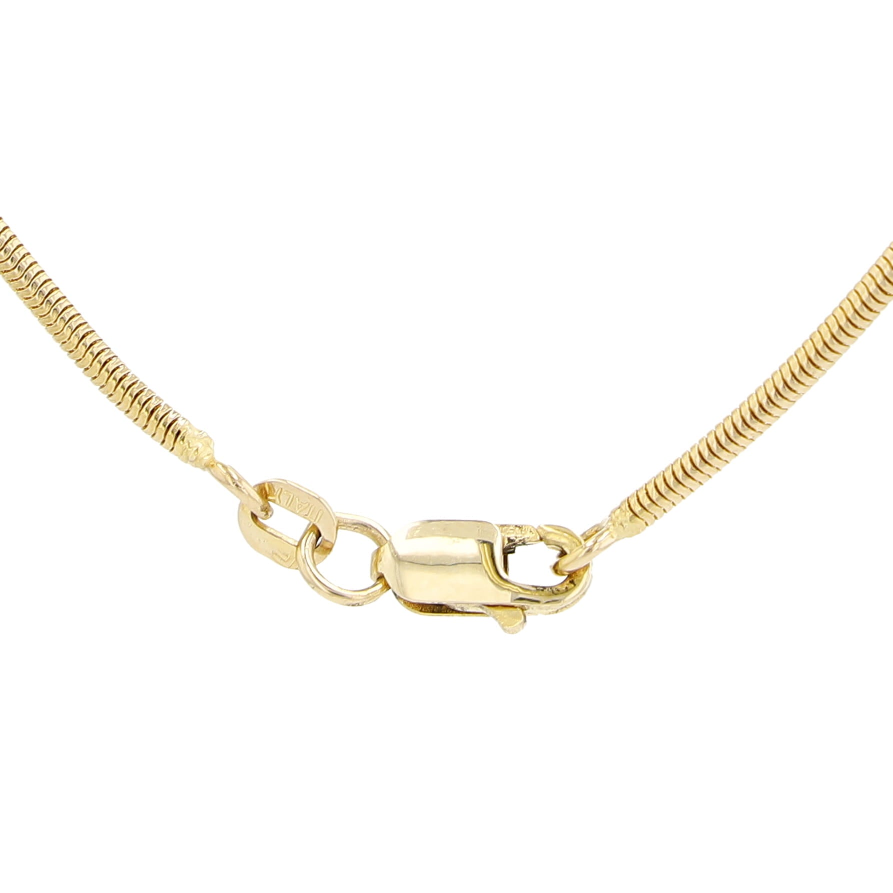 14K Yellow Gold Omega Link Necklace 20In 5.9Dwt