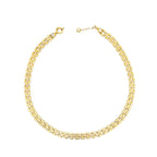 10K Yellow Gold Fancy Link Necklace 15.5In 11.0Dwt