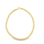 10K Yellow Gold Xoxo Stampado Necklace 7Mm 17In 10.0Dwt