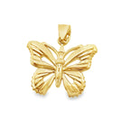 10K Yellow Gold Butterfly Pendant 1.1Dwt